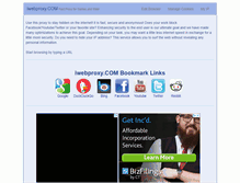 Tablet Screenshot of iwebproxy.com